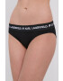 Karl Lagerfeld chiloti culoarea negru - Pled.ro