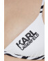 Karl Lagerfeld chiloti de baie culoarea alb - Pled.ro