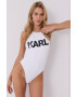 Karl Lagerfeld costum de baie culoarea negru cupa moale - Pled.ro