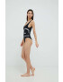 Karl Lagerfeld costum de baie culoarea negru cupa moale - Pled.ro