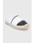 Karl Lagerfeld espadrile Kamini culoarea alb - Pled.ro