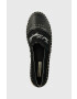 Karl Lagerfeld espadrile KAMINI culoarea negru KL80123 - Pled.ro