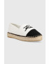 Karl Lagerfeld espadrile KAMINI culoarea alb - Pled.ro