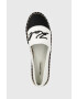 Karl Lagerfeld espadrile KAMINI culoarea alb - Pled.ro