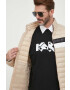 Karl Lagerfeld geaca femei culoarea negru de tranzitie oversize - Pled.ro