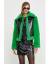 Karl Lagerfeld geaca femei culoarea verde de tranzitie - Pled.ro