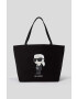 Karl Lagerfeld geanta de bumbac culoarea negru - Pled.ro