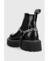 Karl Lagerfeld ghete chelsea de piele Patrol Ii femei culoarea negru cu platforma - Pled.ro