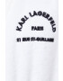 Karl Lagerfeld Halat unisex culoarea alb - Pled.ro