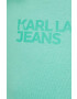 Karl Lagerfeld Jeans longsleeve din bumbac - Pled.ro