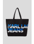 Karl Lagerfeld Jeans poseta culoarea negru - Pled.ro