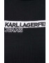 Karl Lagerfeld Jeans rochie culoarea negru mini mulata - Pled.ro