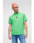 Karl Lagerfeld Jeans tricou din bumbac culoarea verde cu imprimeu - Pled.ro