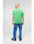 Karl Lagerfeld Jeans tricou din bumbac culoarea verde cu imprimeu - Pled.ro