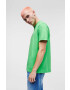 Karl Lagerfeld Jeans tricou din bumbac culoarea verde cu imprimeu - Pled.ro