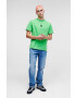 Karl Lagerfeld Jeans tricou din bumbac culoarea verde cu imprimeu - Pled.ro