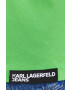 Karl Lagerfeld Jeans tricou din bumbac culoarea verde cu imprimeu - Pled.ro