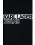 Karl Lagerfeld Jeans vestă din bumbac culoarea negru - Pled.ro