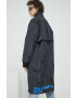 Karl Lagerfeld Jeans windbreaker culoarea negru de tranzitie oversize - Pled.ro