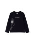 Karl Lagerfeld Longsleeve din bumbac pentru copii - Pled.ro