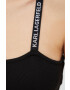 Karl Lagerfeld maiou de pijama culoarea negru - Pled.ro