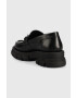 Karl Lagerfeld mocasini de piele KL43820 PRECINCT femei culoarea negru cu platforma - Pled.ro