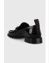 Karl Lagerfeld mocasini de piele MOKASSINO II femei culoarea negru cu toc plat KL41336 - Pled.ro