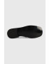 Karl Lagerfeld mocasini de piele MOKASSINO II femei culoarea negru cu toc plat KL41336 - Pled.ro