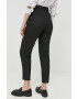 Karl Lagerfeld pantaloni femei culoarea verde drept high waist - Pled.ro