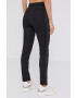 Karl Lagerfeld Pantaloni femei culoarea negru mulat medium waist - Pled.ro