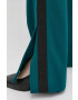 Karl Lagerfeld pantaloni femei culoarea verde evazati high waist - Pled.ro