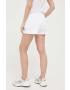 Karl Lagerfeld pantaloni scurti femei culoarea alb neted high waist - Pled.ro