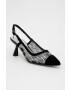 Karl Lagerfeld pantofi cu toc PANACHE culoarea negru cu toc deschis - Pled.ro