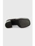 Karl Lagerfeld pantofi de piele STRADA culoarea negru cu toc drept KL30125A - Pled.ro