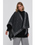 Karl Lagerfeld Poncho de lână - Pled.ro