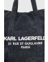 Karl Lagerfeld poseta culoarea albastru marin - Pled.ro