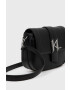 Karl Lagerfeld poseta de piele culoarea negru - Pled.ro