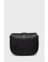 Karl Lagerfeld poseta de piele culoarea negru - Pled.ro