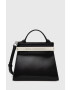 Karl Lagerfeld poseta de piele culoarea negru - Pled.ro