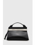 Karl Lagerfeld poseta de piele culoarea negru - Pled.ro