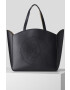 Karl Lagerfeld poseta de piele culoarea negru - Pled.ro