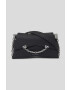 Karl Lagerfeld poseta de piele culoarea negru - Pled.ro