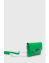 Karl Lagerfeld poseta de piele culoarea verde - Pled.ro