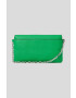 Karl Lagerfeld poseta de piele culoarea verde - Pled.ro