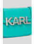 Karl Lagerfeld poseta de piele culoarea alb - Pled.ro