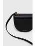 Karl Lagerfeld poseta de piele culoarea negru - Pled.ro