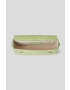 Karl Lagerfeld poseta de piele ICON K SM FLAP SHB SUEDE culoarea verde - Pled.ro