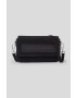 Karl Lagerfeld poseta de piele ICON K SM FLAP SHB SUEDE culoarea negru - Pled.ro