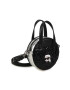 Karl Lagerfeld poseta fete culoarea negru - Pled.ro