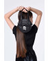 Karl Lagerfeld poseta fete culoarea negru - Pled.ro